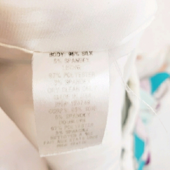 *Last Chance* Mara Hoffman Sleeveless Silk Dress Geometric Retro Large - Picture 10 of 12